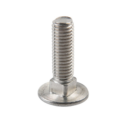 پیچ و مهره گردن فولادی ضد زنگ DIN603 پیچ و مهره چرخدار سر بزرگ